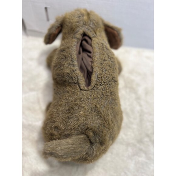 Folkmanis Sitting Dog Hand Puppet Plush Toy - Picture 2 of 9